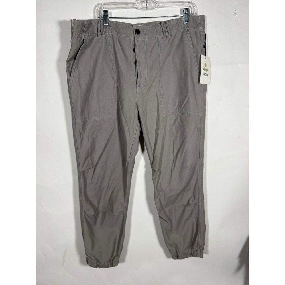 Citizens of Humanity Mens Grey Utility Jogger Pants Size 34 Button Fly NWT